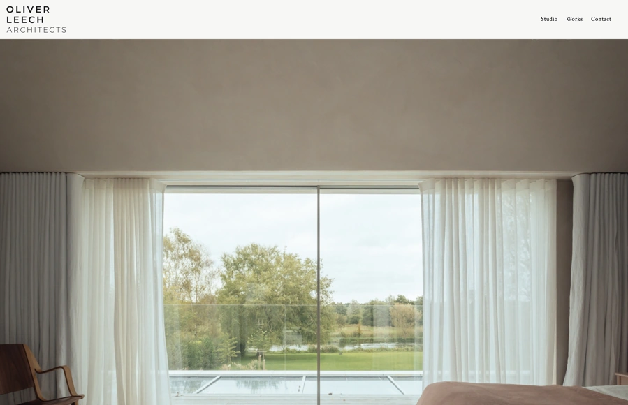 Screenshot from www.oliverleech.com