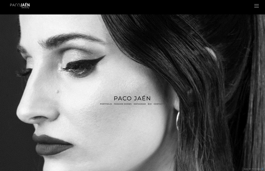 Screenshot from pacojaenbeauty.portfoliobox.net
