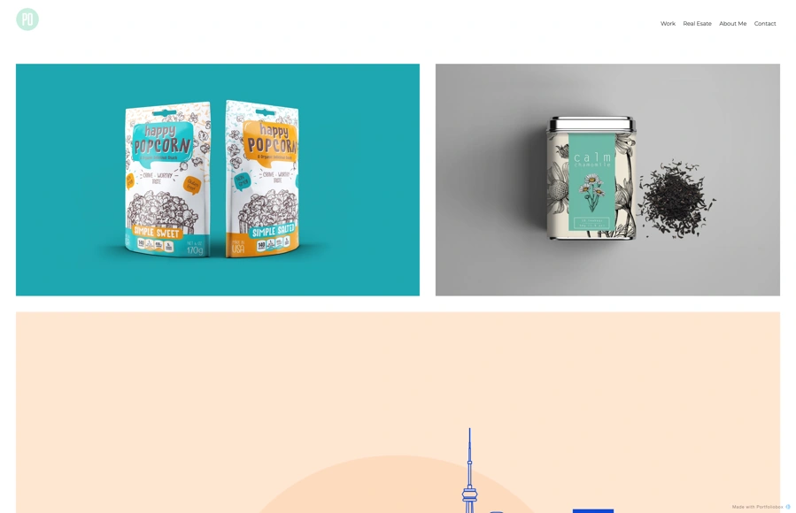 Screenshot from www.pameolave.ca