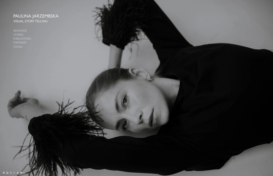 Screenshot from www.paulinajarzembska.com