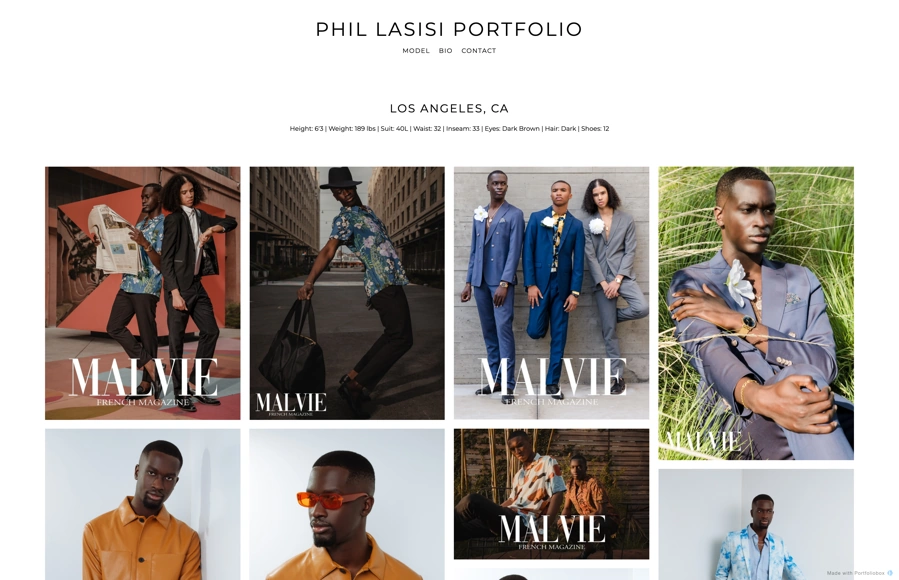 Screenshot from www.phillasisi.space