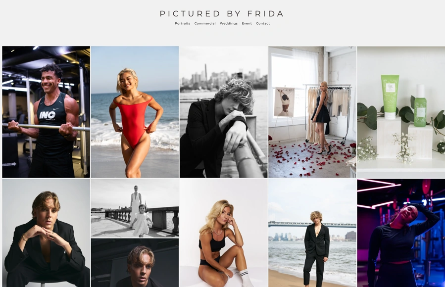 Screenshot from www.picturedbyfrida.com