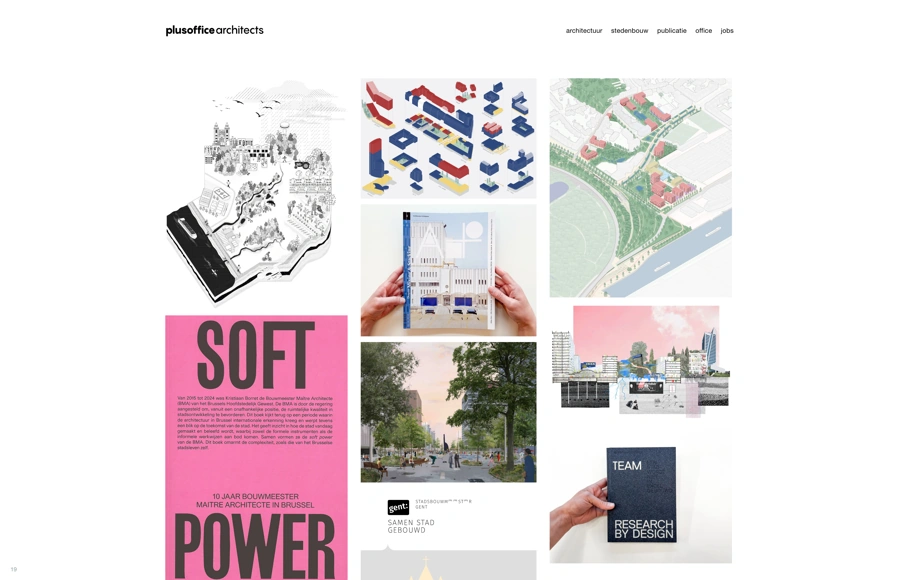 Screenshot from www.plusoffice.be