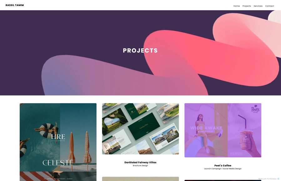 Screenshot from www.rassiltamim.com