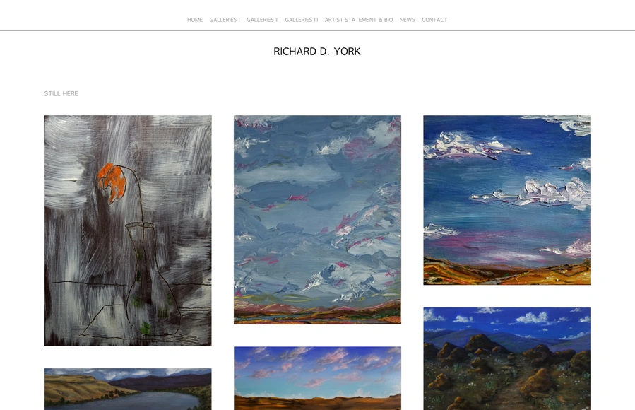 Screenshot from www.richarddyorkstudio.com