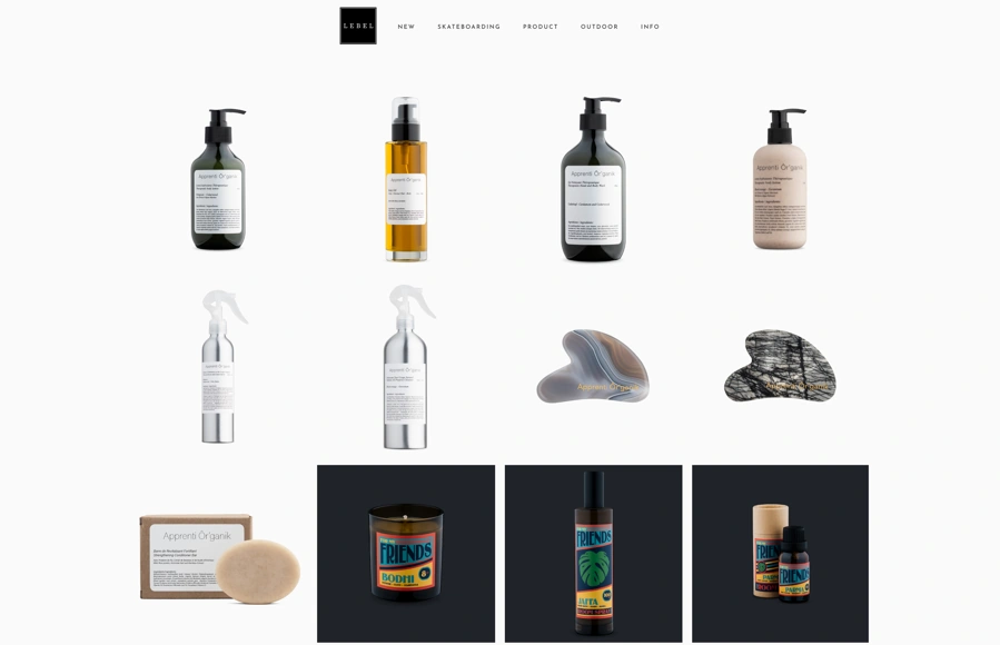 Screenshot from www.ryanlebel.com