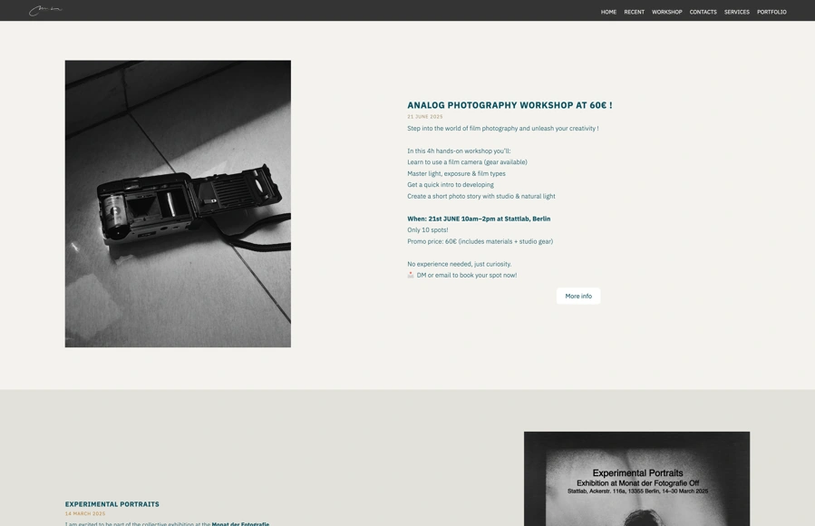 Screenshot from www.sandromosco.com