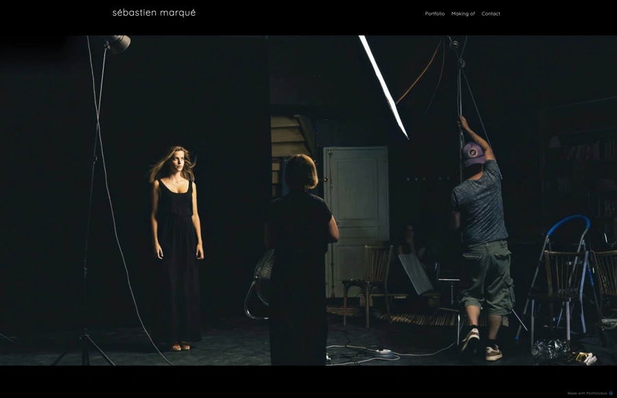 Screenshot from www.sebastienmarque-book.com