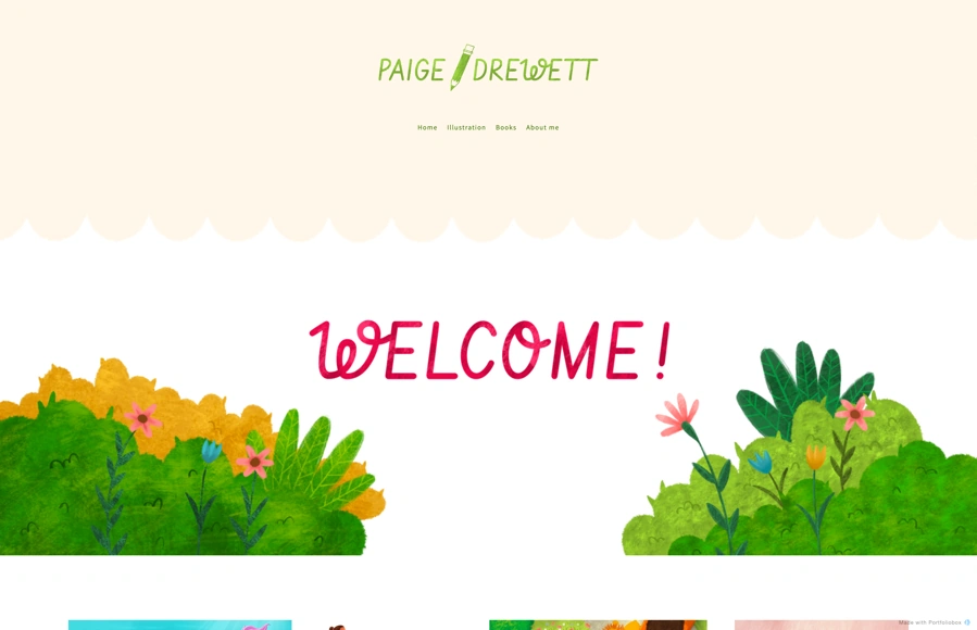 Screenshot from www.sketchbookpaiges.com