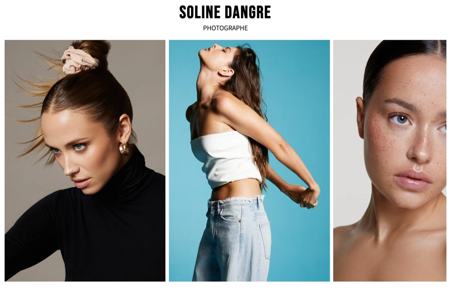 Screenshot from www.solinedangre.fr