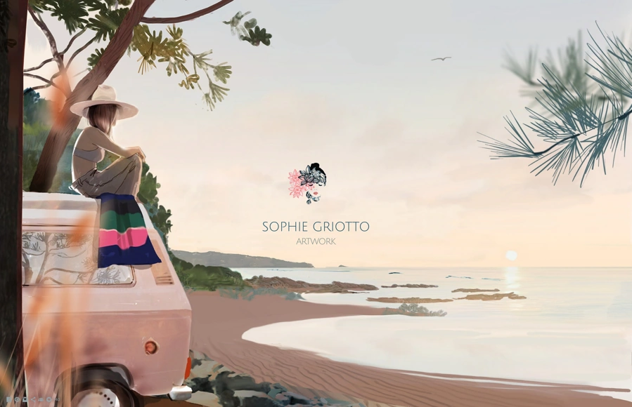 Screenshot from www.sophie-griotto.com