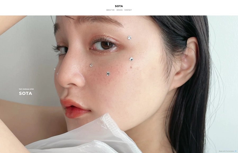 Screenshot from www.sota-hairmake.press