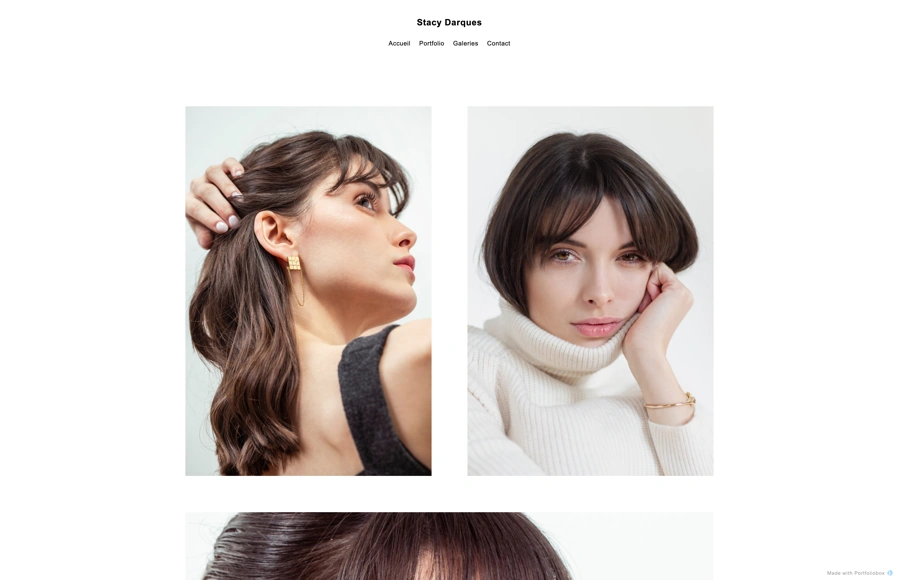 Screenshot from www.stacydarques.com