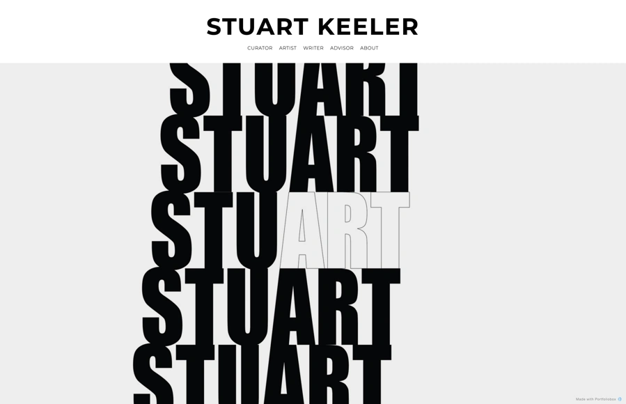Screenshot from www.stuartkeeler.com