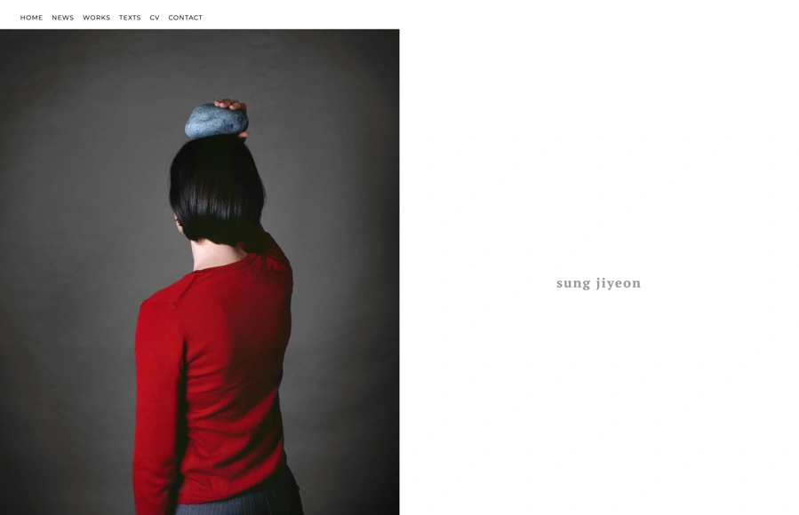 Screenshot from www.sungjiyeon.com