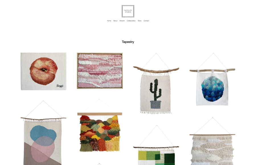 Screenshot from www.tactilitystudio.com