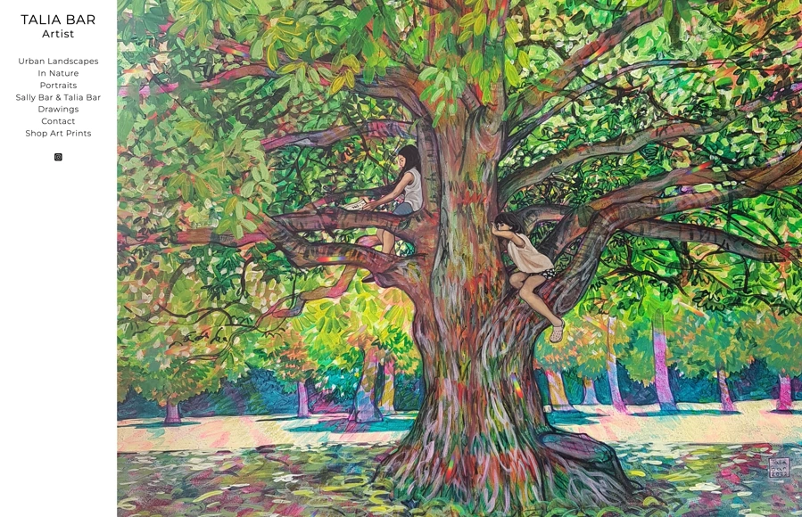 Screenshot from www.taliabarart.com