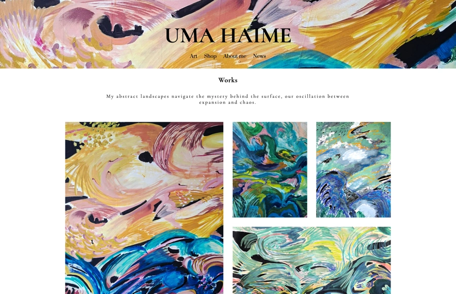 Screenshot from www.umahaime.cz