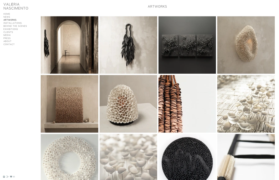 Screenshot from www.valerianascimento.com