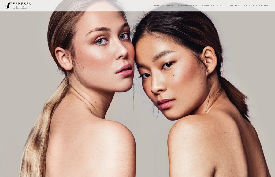 Screenshot from www.vanessathiel.com