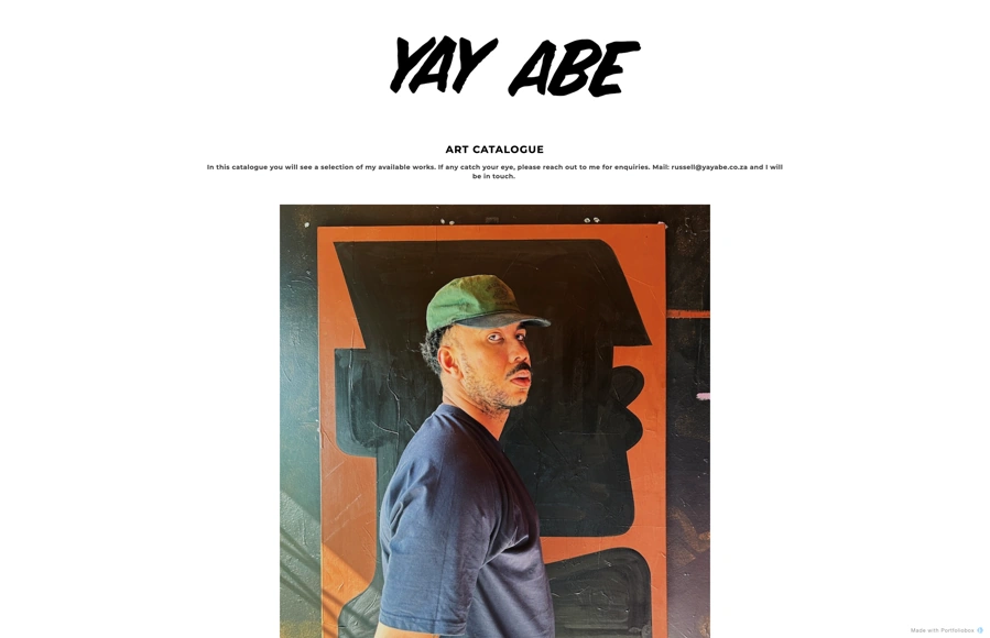 Screenshot from www.yayabe.store