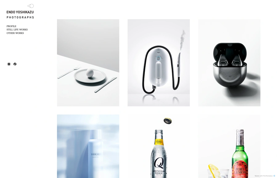 Screenshot from www.yoshikazuendo.com