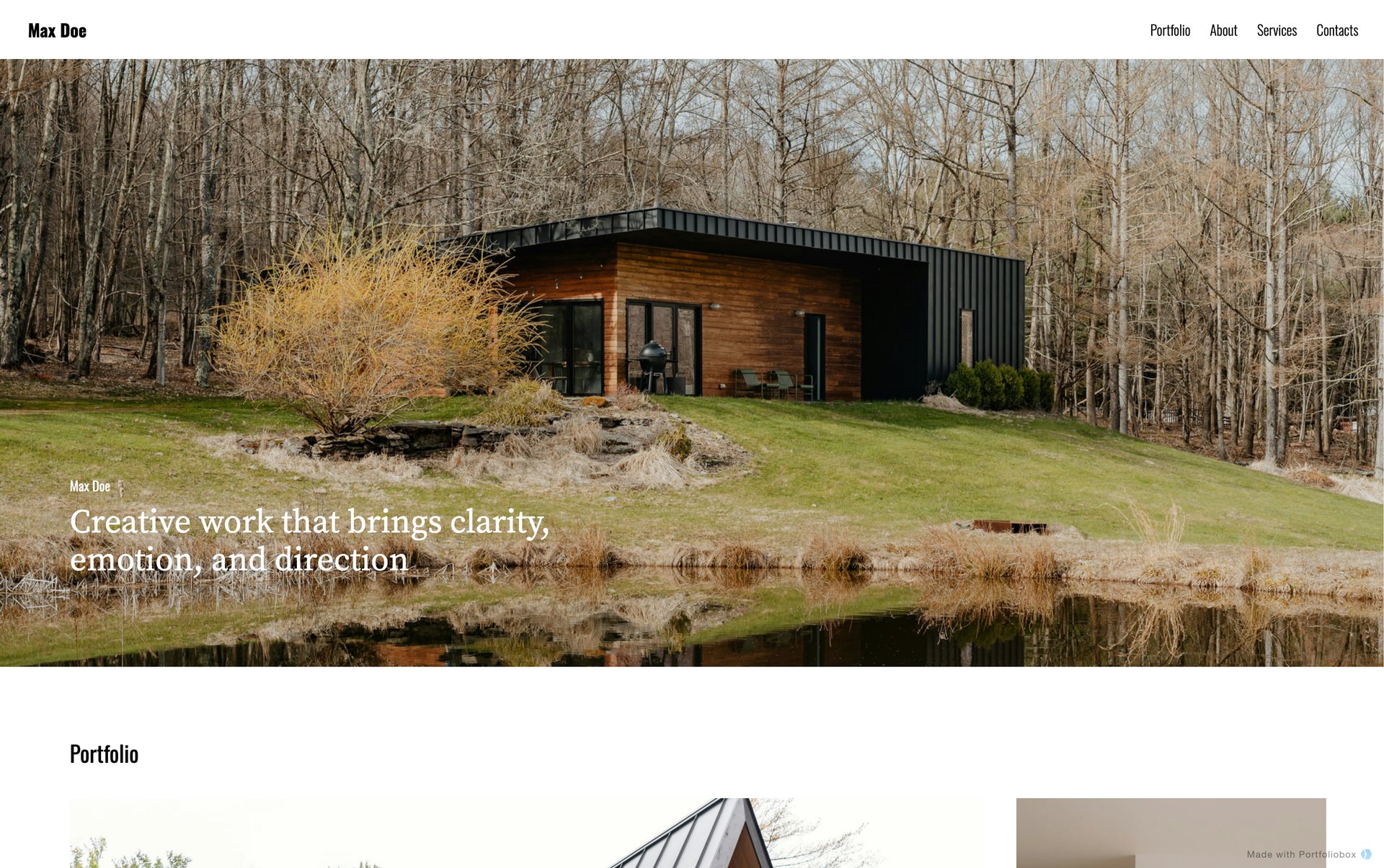 Architect portfolio template