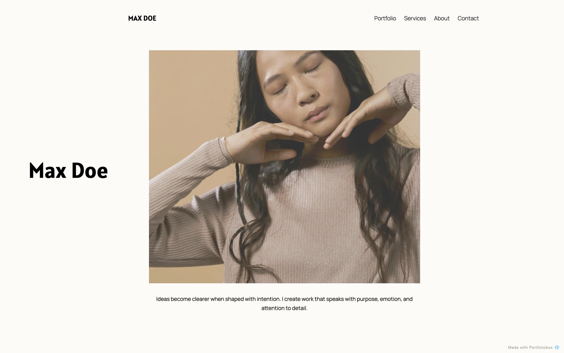 Шаблон портфоліо фотографа